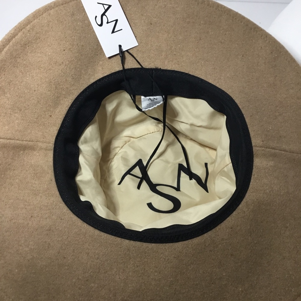 ASN Anthropologie Women’s Tan Harper adjustable Hat With Braid Detail NWT - Picture 5 of 7